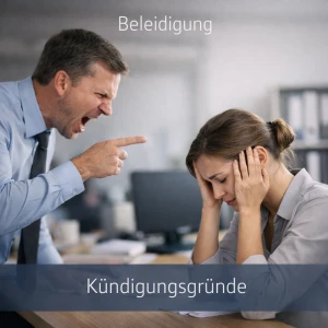 Beleidigung und Kündigung