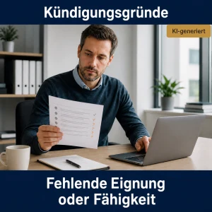 Kündigung wegen fehlender Eignung oder Fähigkeit
