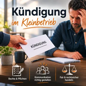 Kündigung im Kleinbetrieb: Kündigungsschutz, Fristen und Klage
