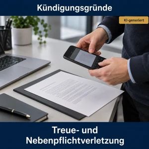 Kündigung wegen Treue- und Nebenpflichtverletzung