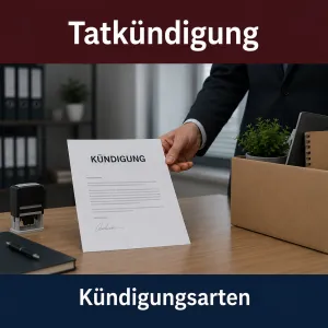 Tatkündigung im Arbeitsrecht